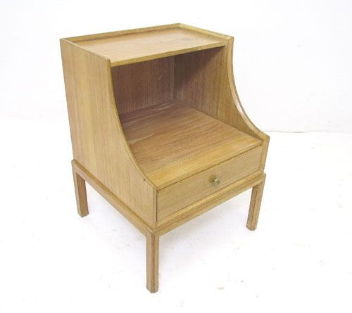 Mid Century Tommi Parzinger Nightstand Cabinet Signed Charak Modern