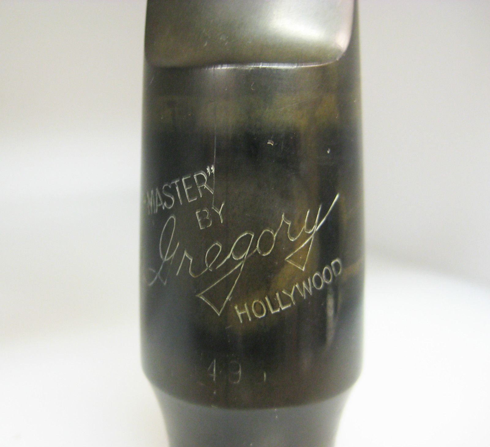 Vintage MC Gregory Hollywood Master Model 20M Mouthpiece SN 3493
