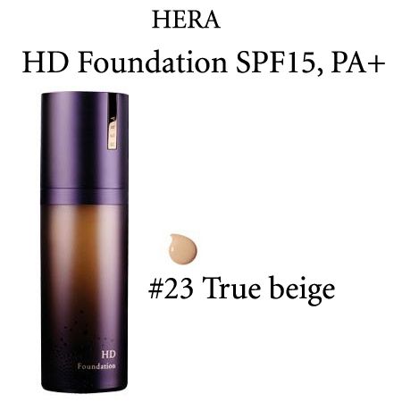 Hera HD Foundation SPF15 PA 23 True Beige