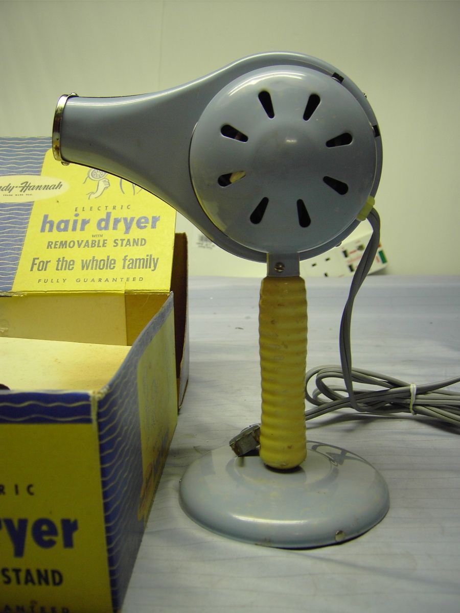 Vintage Handy Hannah 1950s Electric Hair Dryer Display