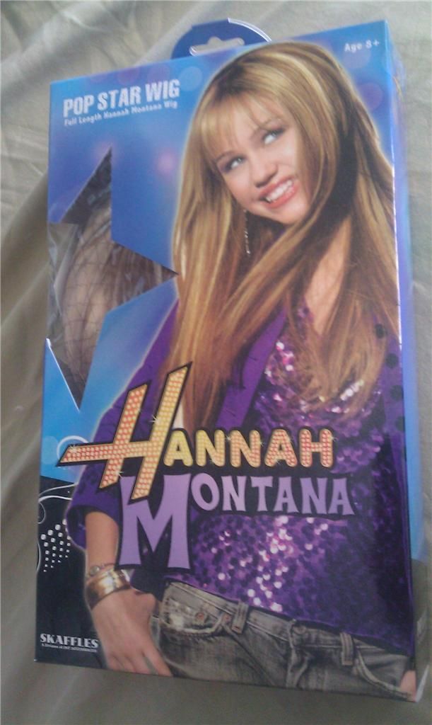 Hannah Montana Pop Star Wig Full Length New in Box on PopScreen