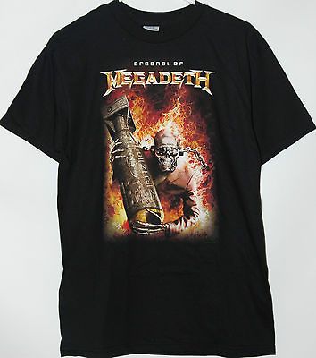 Megadeth Arsenal of Megadeth black T Shirt tee New with Tags