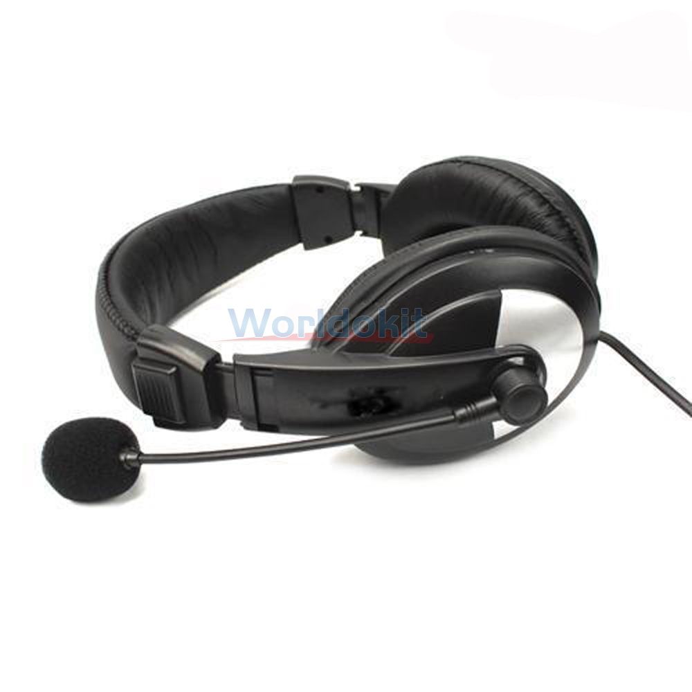 New Computer PC Laptop Headphone Headset Microphone Mic