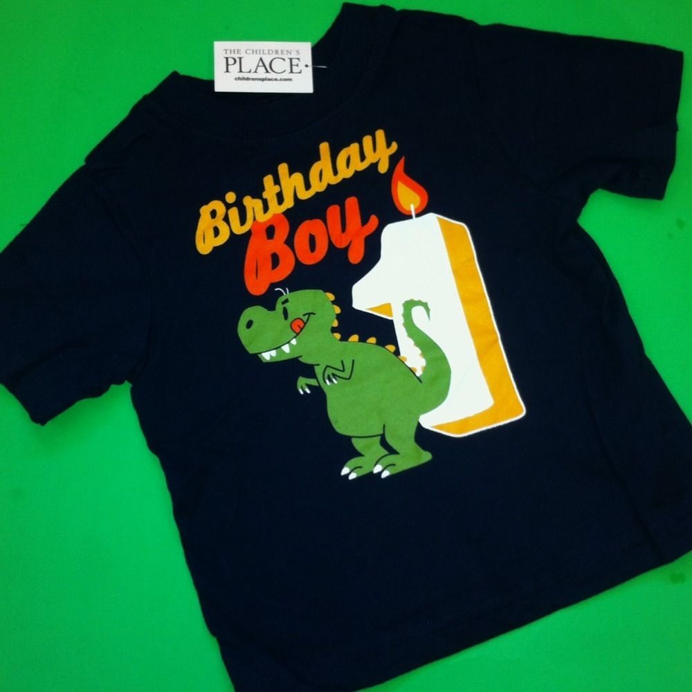 NEW** 1st Birthday 1 Year Baby Boys Graphic Shirt 12 18 Months Gift