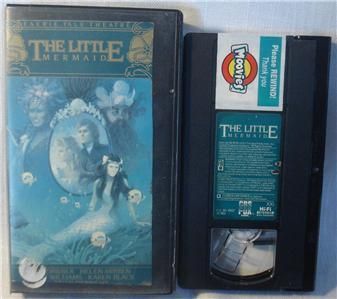 The Little Mermaid VHS Faerie Tale Theatre Helen Mirren