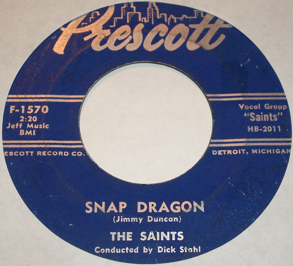 Vocal Group Rocker The Saints Listen