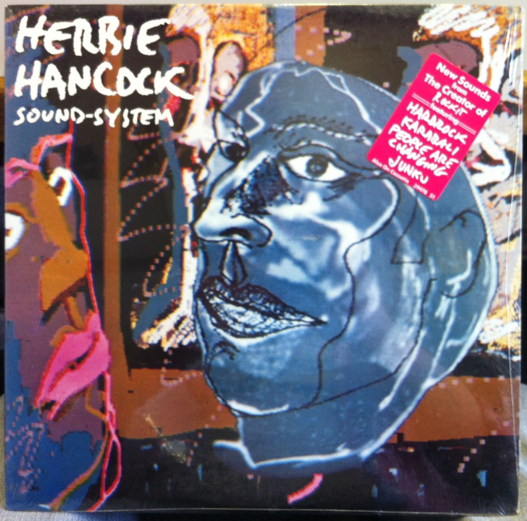 HERBIE HANCOCK sound system LP Sealed FC 39478 Vinyl 1984 Record