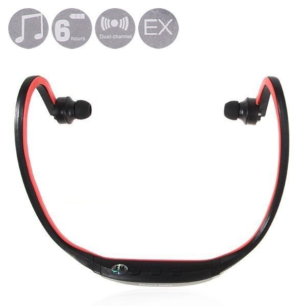 Wireless Headset Headphones Support Micro SD/TF Card / FM Radio Sport