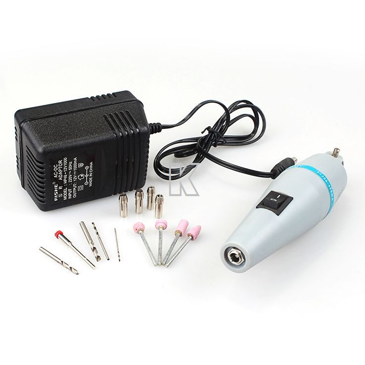 Mini Handheld Electric Drill Electric Grinder Accessaries Set + Power