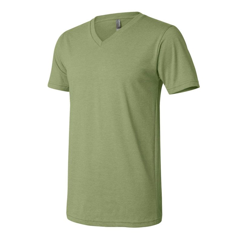 Canvas Mens Short Sleeve V Neck T Shirt Delancey Tee XS 2XL Mens 3005