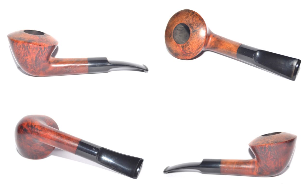 HILSON (Gubbels) OXFORD HALFBENT CALABASH pipe pfeife SMOKED × 1 TIME