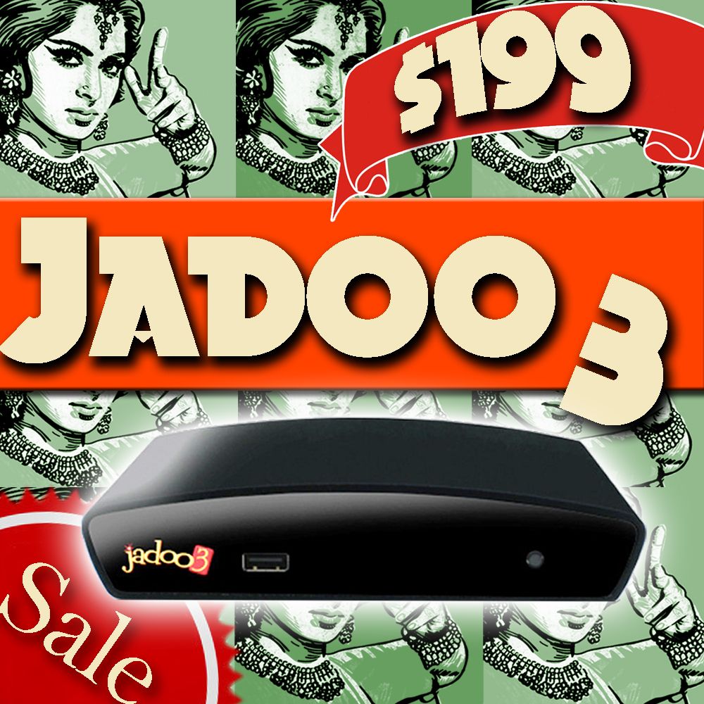 Jadoo TV 3 IPTV HD 1080p HDMI Cable Wireless WiFi Hindi Indian