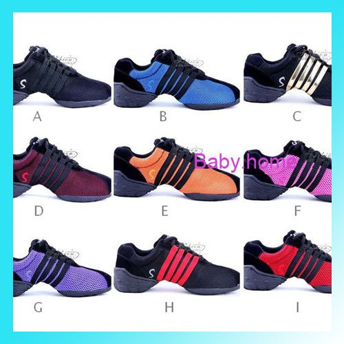 Top Dance Jazz Hip Hop Sneakers Shoes 9 Colors Jazz Dance Shoes