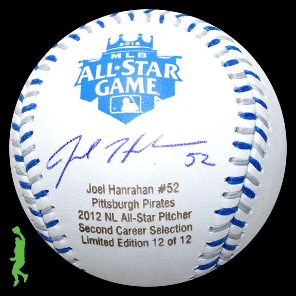 Joel Hanrahan Signed Auto Rawlings 2012 All Star Game Baseball Ball