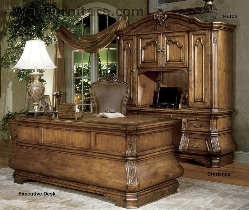  Executive Desk Home Office Pine Furniture Italian Design