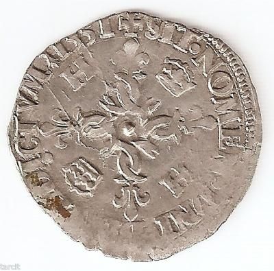 Henry II of France Douzain Aux Croissants Nantes 1551