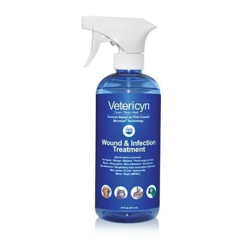 Vetericyn Wound Infection Treatment Spray Horse PET16OZ