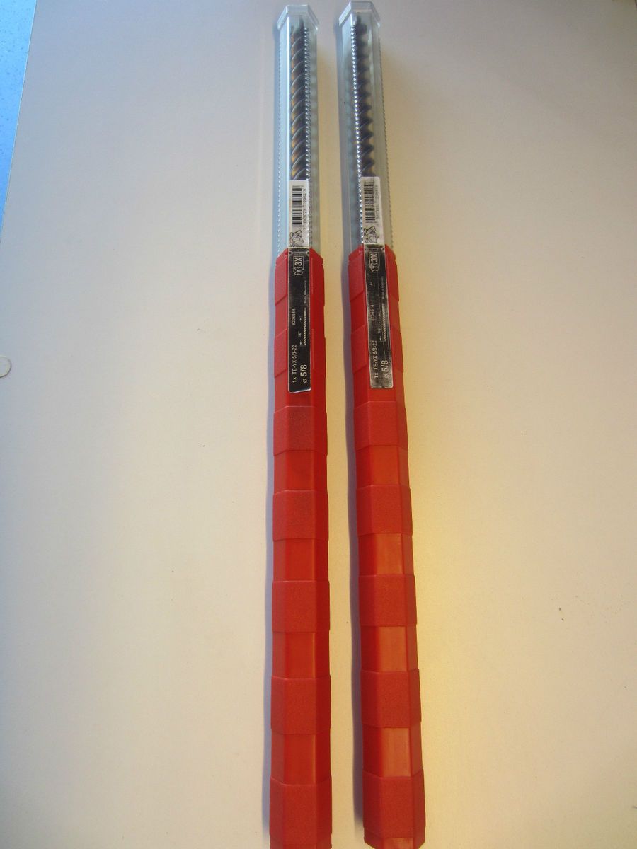 TWO HILTI TE YX 5/8 22 HAMMER DRILL BITS.BRAND NEW