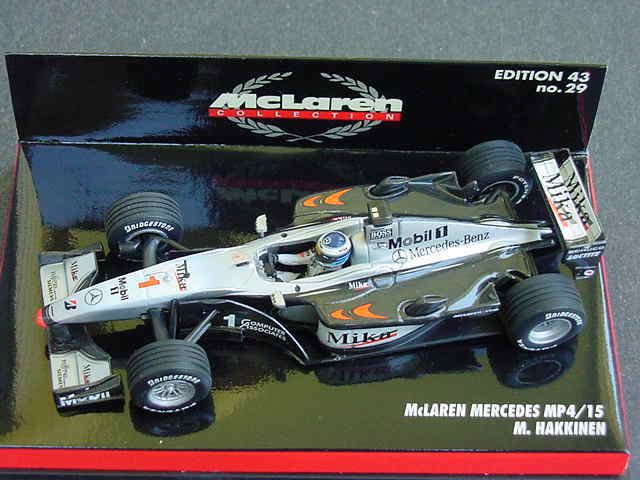 Minichamps 1 43 McLaren MP4 15 F1 Mika Hakkinen 2000