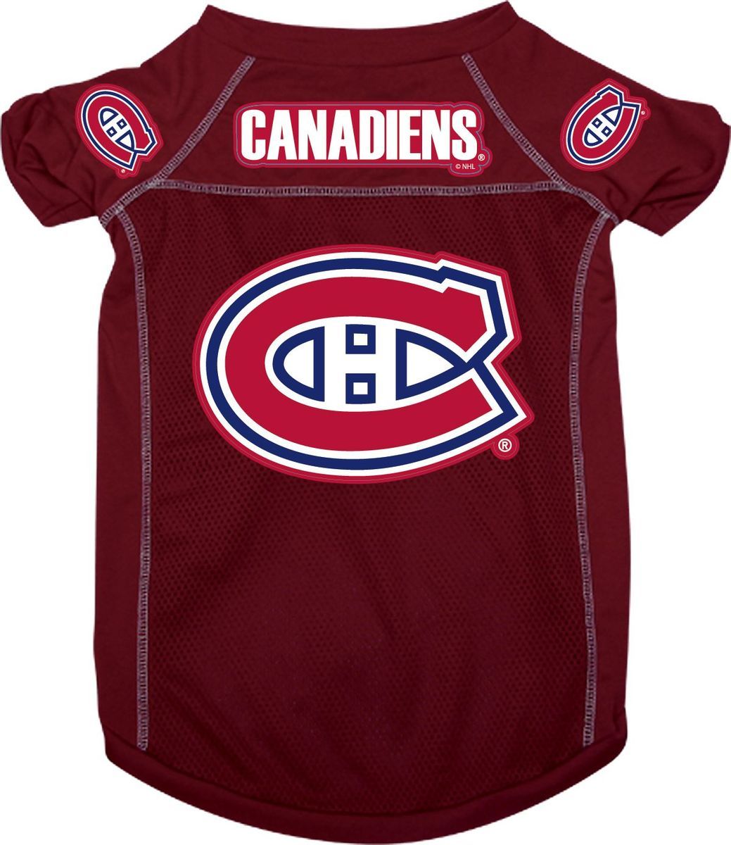 Montreal Canadiens Pet Dog Hockey Jersey V All Sizes