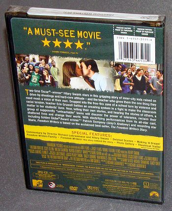 Freedom Writers New DVD WS Hilary Swank Dempsey