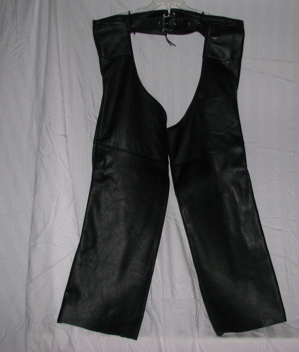 Hillside Mens Leather Chaps Sz XL