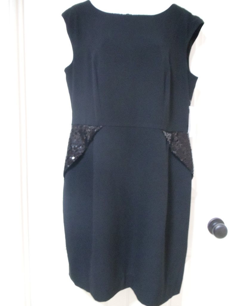 Helene Berman Classy Little Black Women Designer Cocktail Dress 12