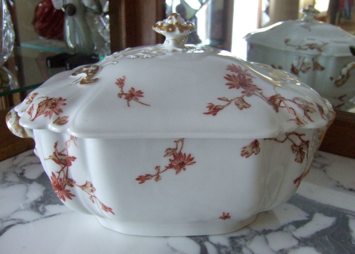  1889 PATTERN 2254 SOUP TUREEN HENRI II SHAPE SCHLEIGER 10 BY HAVILAND