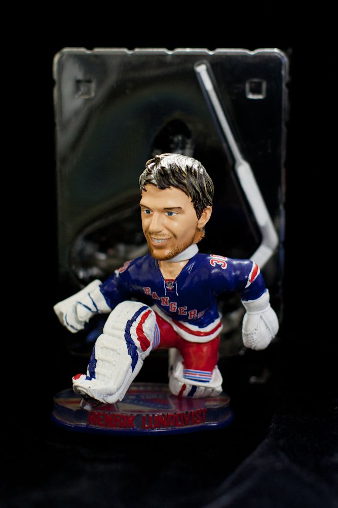 Henrik Lindquist NY Rangers 2011 Hockey Bobblehead