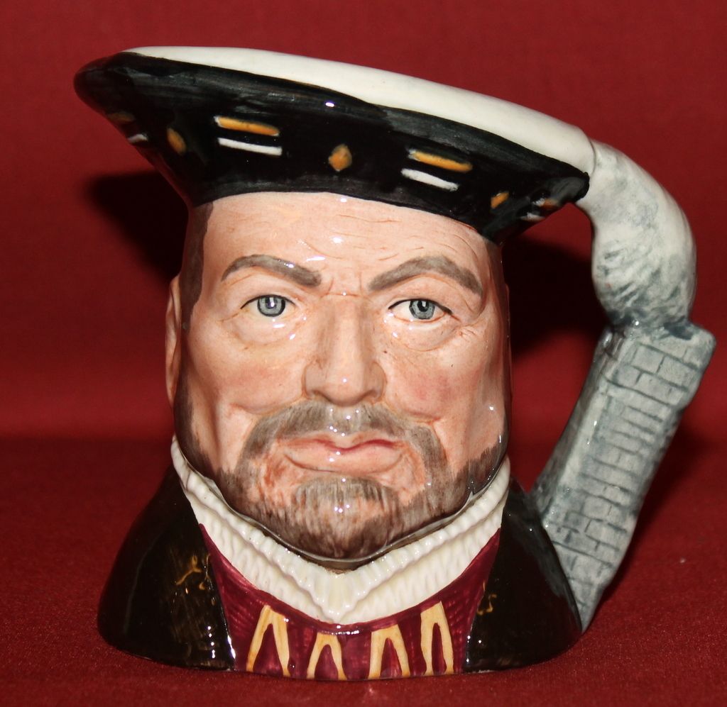 Vintage Royal Doulton Henry VIII Porcelain Jug Toby Mug