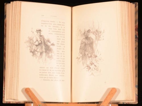  2vols LAvril by Paul Margueritte and La Nonne Alferez by J De Heredia