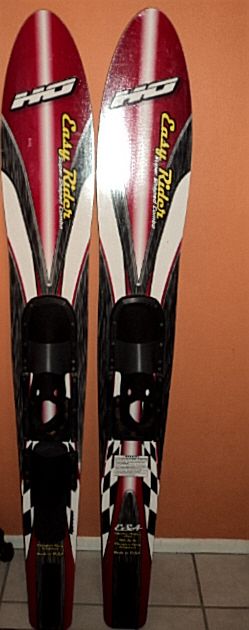 Wide HO Waterskis Easy Rider Skis Super Shaped Combo