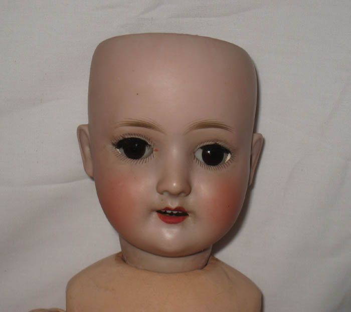 Antique Schoenau Hofmeister 17 Bisque Head Doll 1909