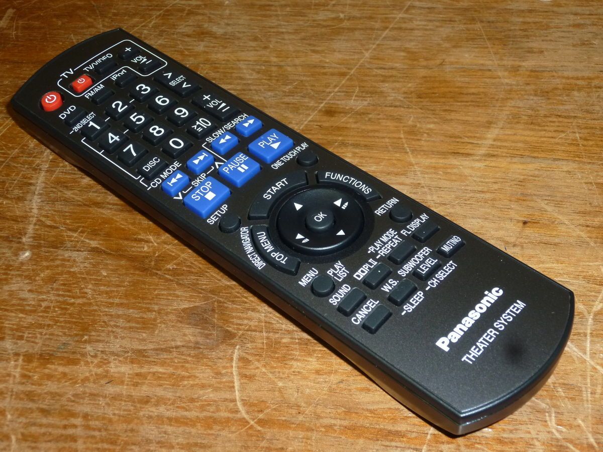 Panasonic N2QAYB000214 Home Theater System Remote SA SC PT760 PT954