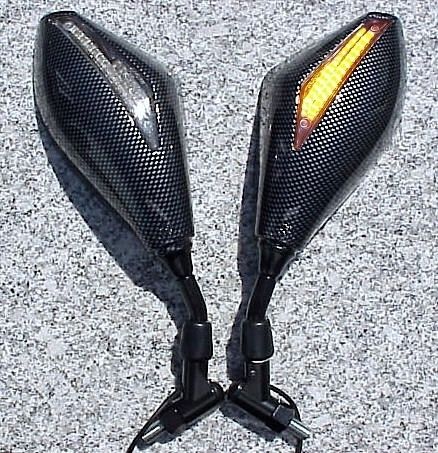 Honda CB 250 599 919 Nighthawk 750 Integrated Mirrors