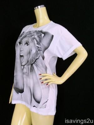 Sexy NICKI MINAJ T shirt, Hip Hop DIVA Rap, White S M L Choose Size