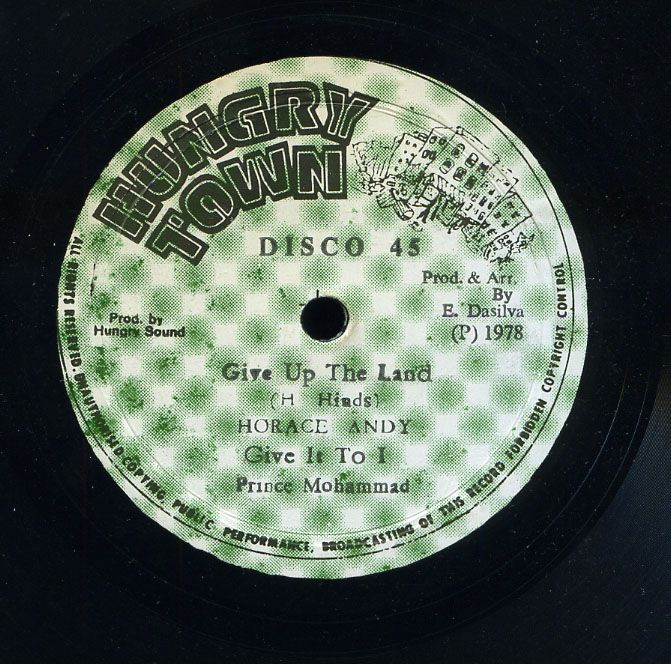 Horace Andy Mr Bassie Give Up The Land Ja Orig 12 ►♫