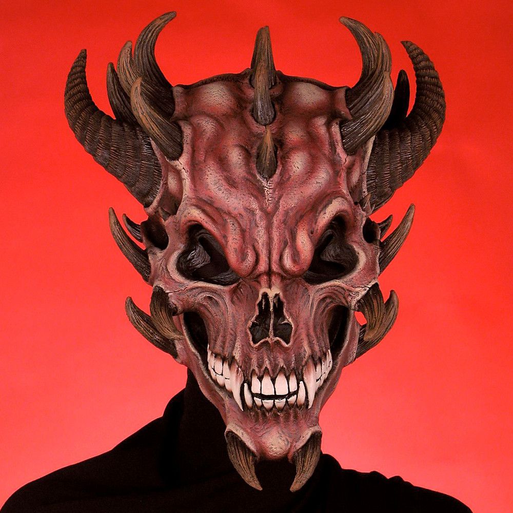Devil Skull Mask Scary Mask Halloween Mask Evil Horror