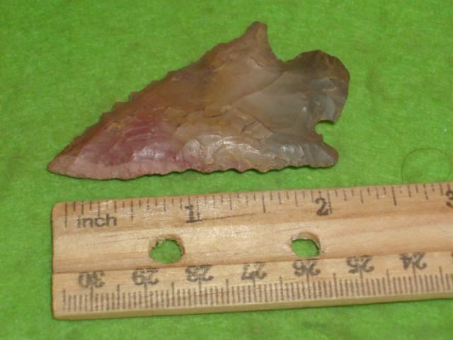 RARE Authentic Horse Creek Beacon Island TN Indian Arrowhead No 1107