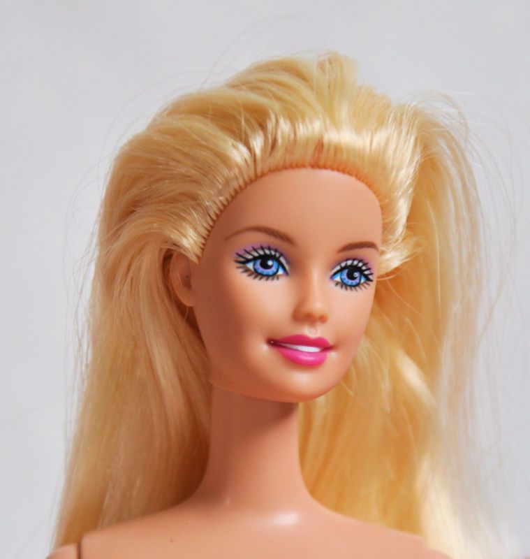 Barbie Doll 11 5 Nude Blonde TNT Hot Pink Lips 60