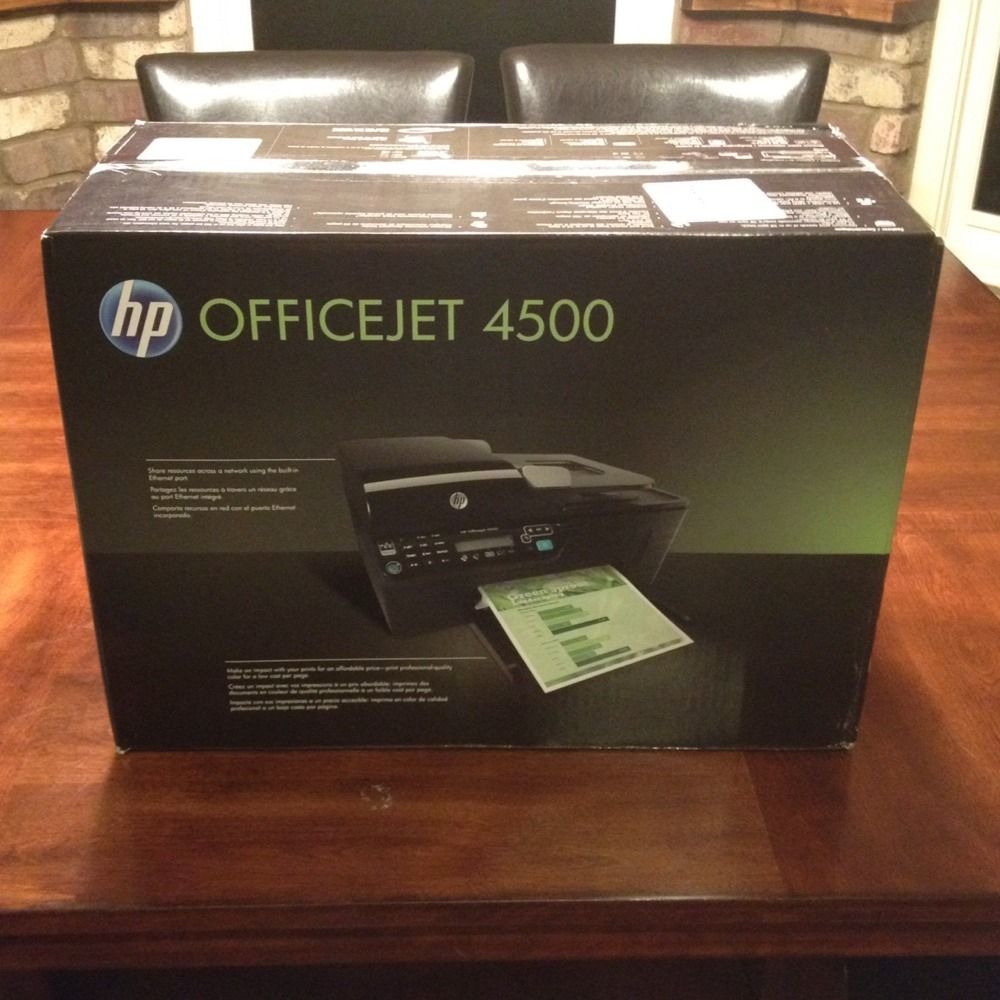 HP Officejet 4500 All in One Inkjet Printer New