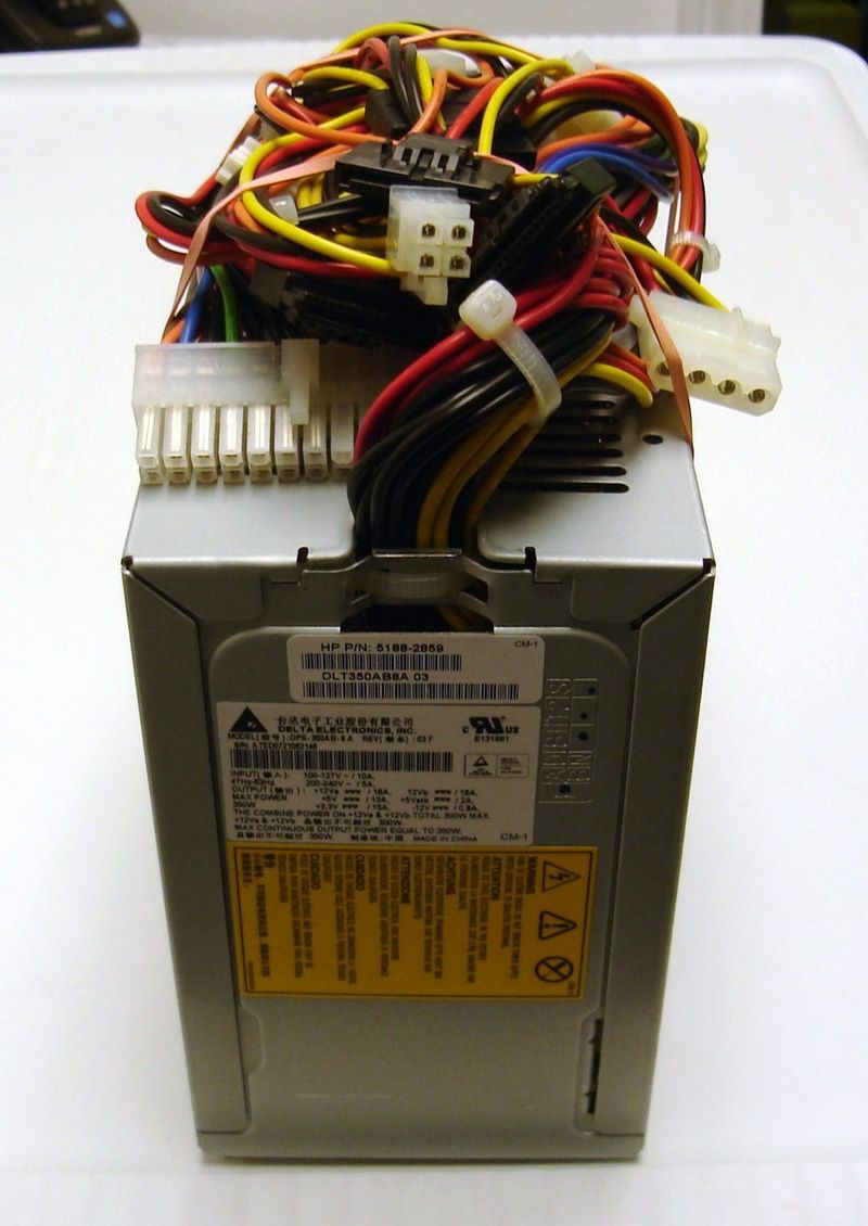 Delta DPS 350AB 8 A 350W Power Supply HP P N 5188 2859