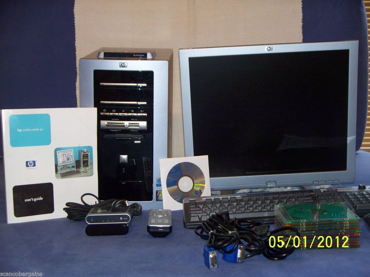 HP Media Center PC m495C 3 2 GHz CPU 512MB PC3200 DDR 200 GB HD DVD CD