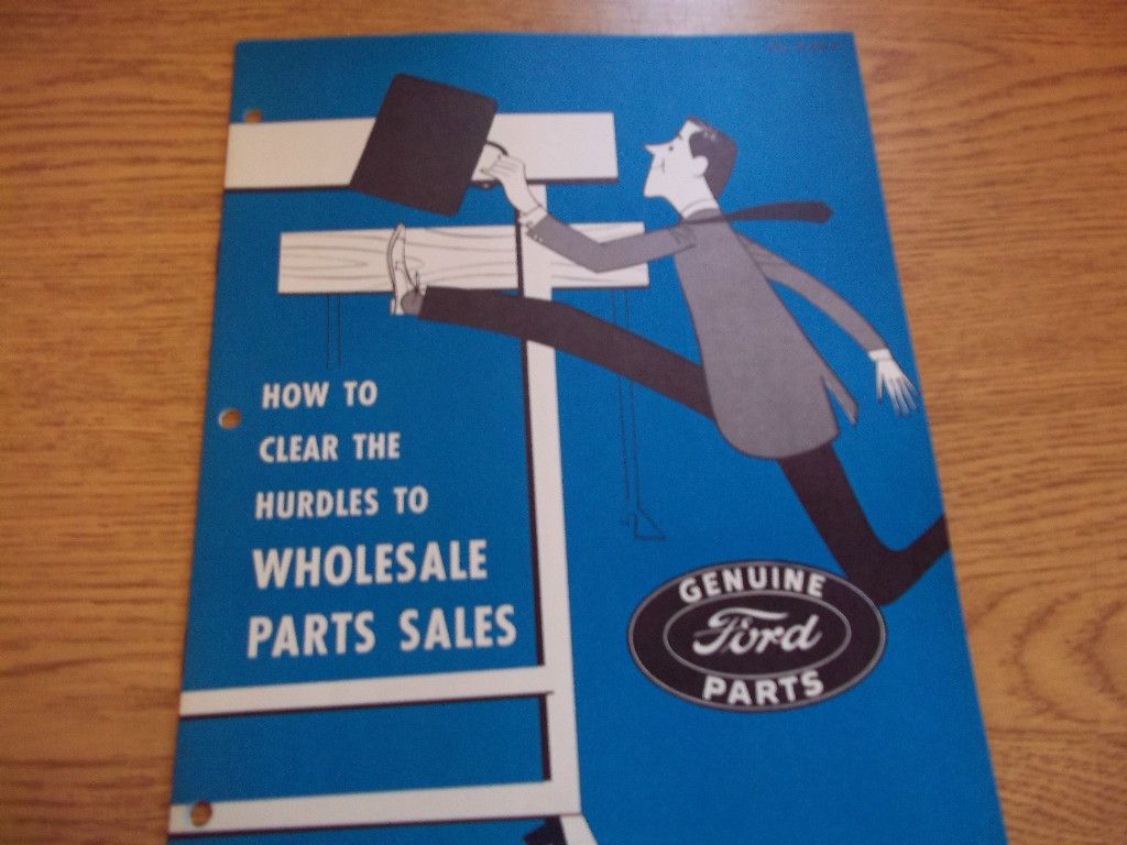 1954 Ford Clearing Hurdles Salesmans Brochure