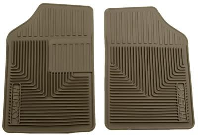 Husky Heavy Duty Front Seat Floor Liners Mats Custom Fit Tan 51053