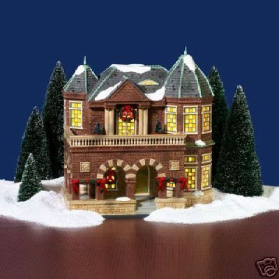 Dept 56 Snow Village Richardsonian Romanesque House