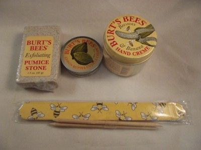  Bees Beeswax Banana Hand Creme Lemon Butter Cuticle Cream Pumice Stone