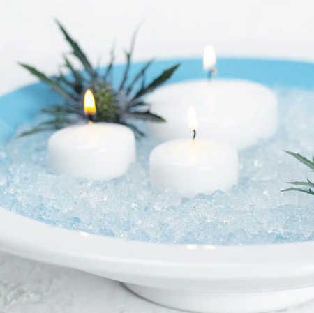 Cracked Ice Decorative Crystals Wedding Centerpieces