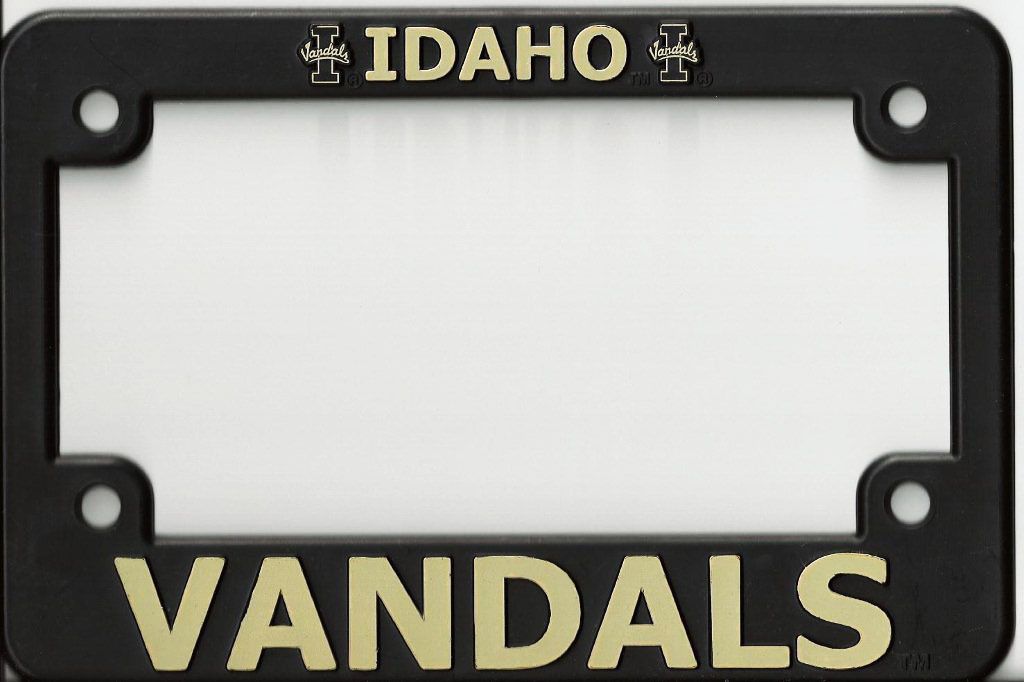 Motorcycle License Plate Frame University of Idaho Vandals