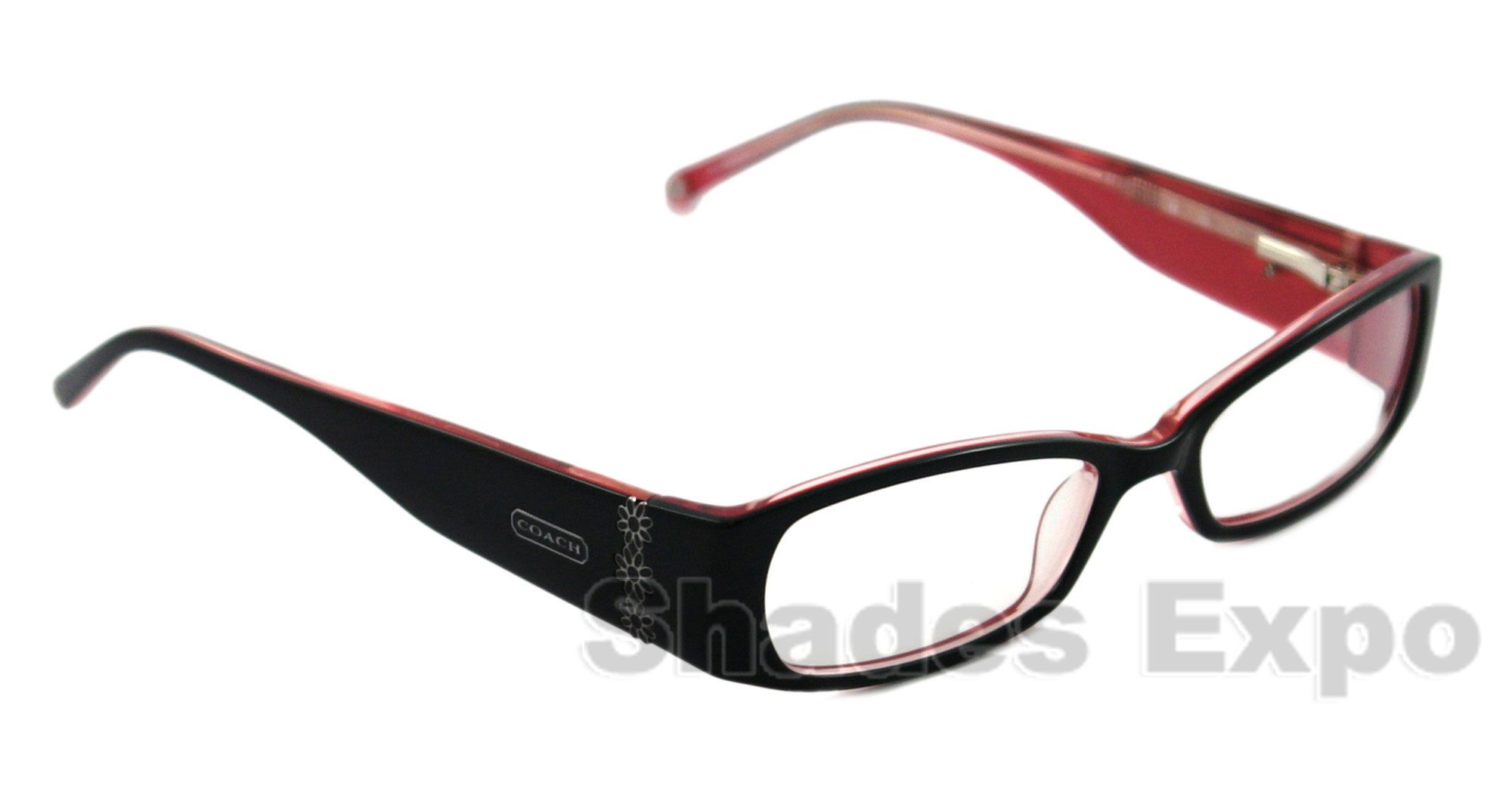 New Coach Eyeglasses CC 2017 Ileana Black 008 Black Auth